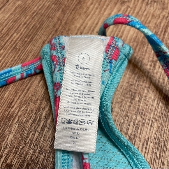 Ivivva By Lululemon Double Dutch Tank Top Blue - Picture 4 of 5